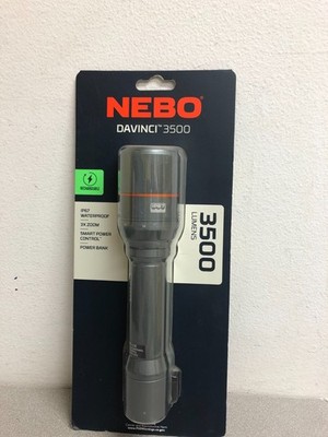 NEBO Davinci NEB-FLT-0021 3500 lm Black LED Rechargeable Rechargeable Flashlight