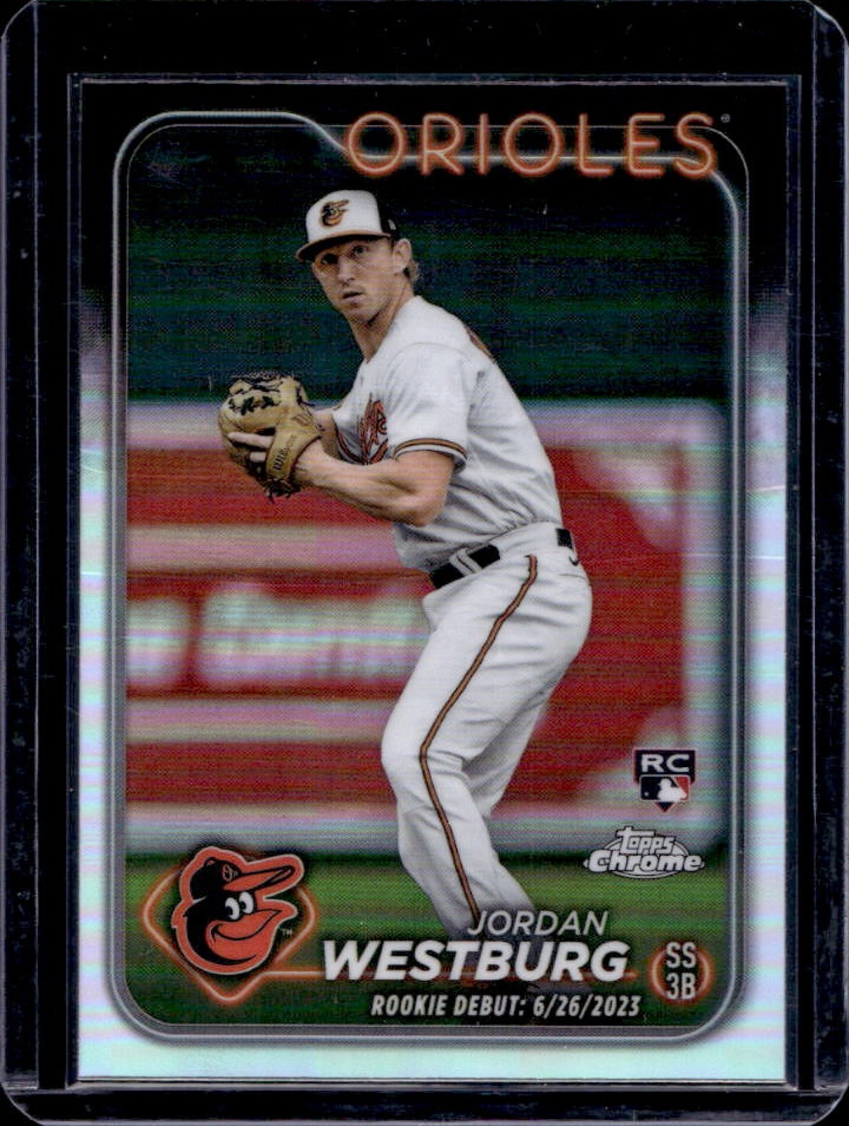 2024 Topps Chrome Update Jordan Westburg RC Refractor #USC117 Orioles