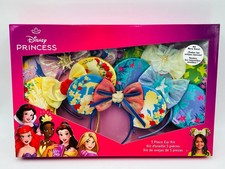 Disney Princess 5 Piece NEW Ear Set Tiana Ariel Belle Snow White Rapunzel NEW