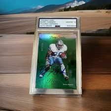 Trading Card Barry Sanders PSA/DNA Signed Auto Auto Grade 10 Gem Mint #104