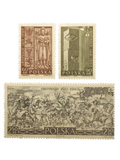 POLSKA Fi 1030-1032 ** 1960 Bitwa pod Grunwaldem