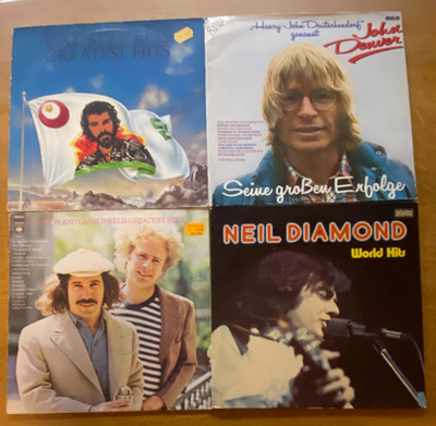 Singer Songwriter Vinyl Bundle   Simon & Garfunkel / Cat Stevens / John Denver