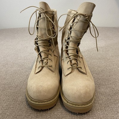 Bates Boots Mens Size 10 W Beige Suede Gore-Tex Combat Military E30500B Bates Gore-tex Military Tactical Boots Tan Suede Waterproof  main image 3