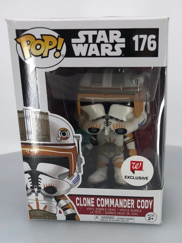 Funko POP! Star Wars Black Box Clone Commander Cody #176 Vinyl Figure DAMAGED
