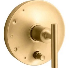 Kohler Purist T14501-4-2MB valve trim w/push-button diverter Moderne Brass