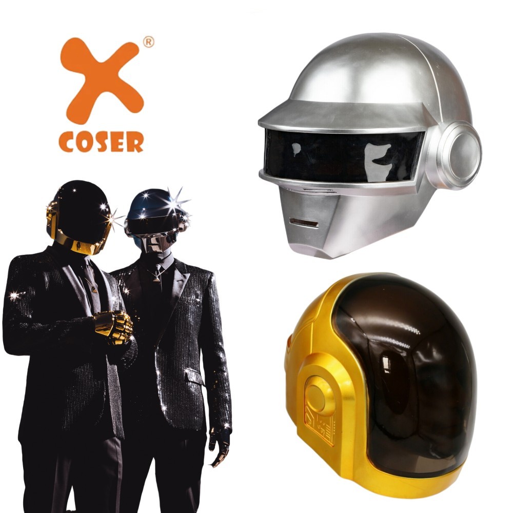 Xcoser Daft Punk Helmet Thomas Bangalter Guy-Manuel Cosplay Masks