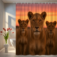 Stylish Waterproof Shower Curtain for Home Decor