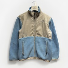 The North Face Denali Fleece Jacket Girls M Blue Gray Full Zip