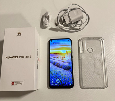 Huawei P40 lite E Smartphone Schwarz