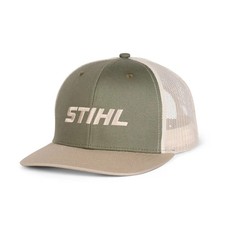 Genuine STIHL   green  tan twill baseball cap/hat NEW 