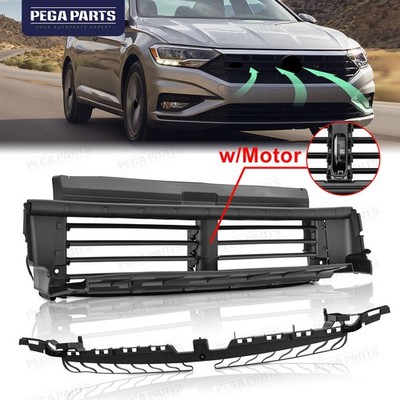 For 2019-2024 VW Volkswagen Jetta Air Active Grille Shutter Assy Vent w/Bracket