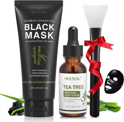 Mitesser Peel Off Gesichtsmaske, SHVYOG 3-in-1 Entferner Kohle Maske... 