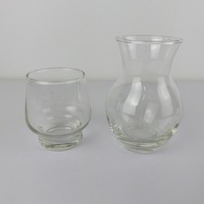 Superfest Glas Cognac und Vase Ceverit DDR VEB Vintage