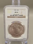 1923 Peace Silver Dollar $1 - NGC MS64
