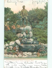 Pre-1907 CAPTAIN PARKER STATUE Lexington Massachusetts MA : make an offer q2473