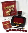 Vintage 1997 Deluxe Yahtzee Board Game Felt Tray Edition Milton Bradley Complete