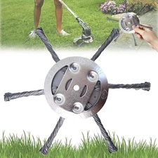 Steel Wire Grass Trimmer Head Tool Kit Lawn Mower Weeding Head Brush Cutter