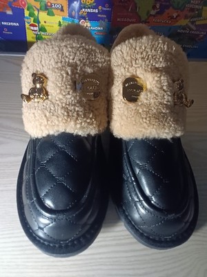 Lonza Shoes 2022 -3A Fiato Black leather Fur Loafer shoes