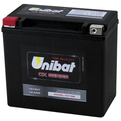 Batterie UNIBAT CX16B=YTB16-B 19Ah 12V Wetjet-Wie Duo Zx, Kraze 700 1995 1996