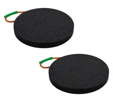 Round Outrigger Pad 15" Diameter, 1.5" Thick, 50,000 lbs WLL, RV Pads, Lightw...