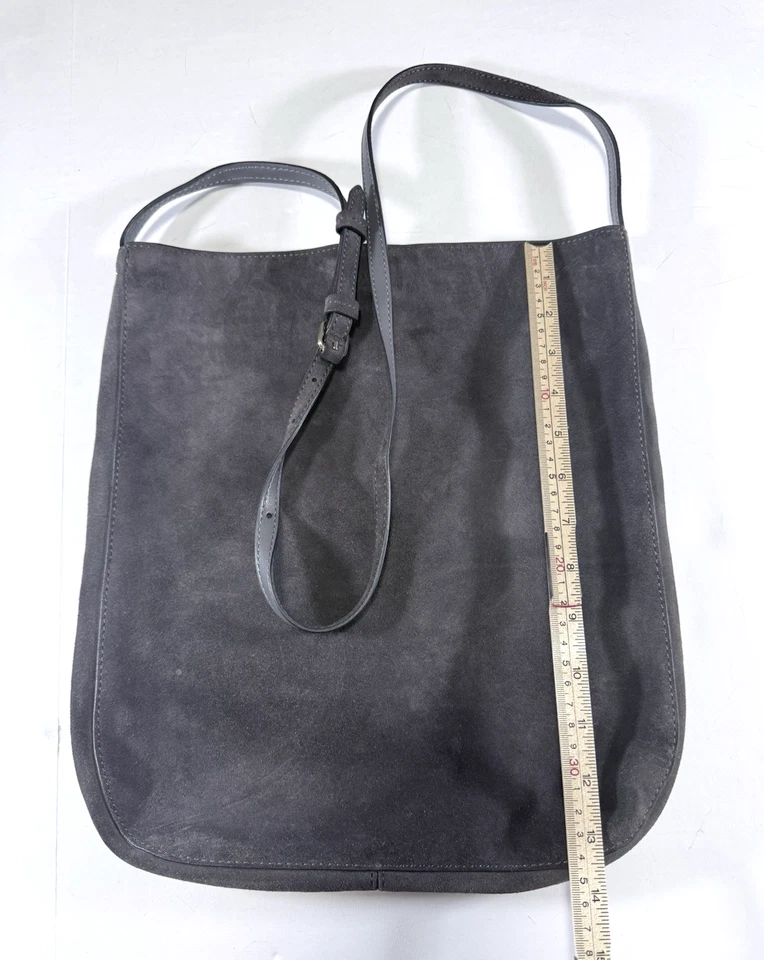 Bandolera Banana Republic Mujer Cuero Marrón Gamuza Foto 3 de 4