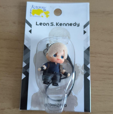 Capcom Exhibition Biohazard Leon S. Kennedy kewpie figure Strap official new