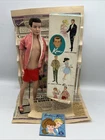 MTB-Vintage Mattel Ken• Pat Pending Brunette #750 W/Booklet 1989 & News paper