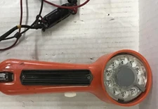 VINTAGE BELL SYSTEM ORANGE ROTARY LINEMAN'S TEST PHONE