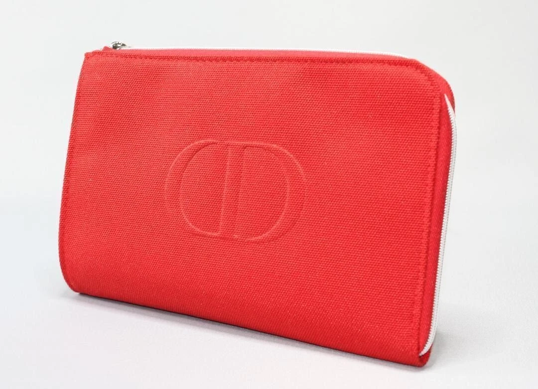 Christian Dior Pochette Nouveauté Rouge Cadeau Vanity JAPON Boîtier Limité Logo