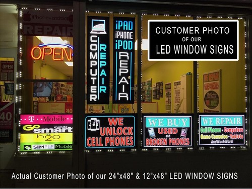 E C I G E H OO K AH juice pens LED light box window sign - Picture 7 of 7