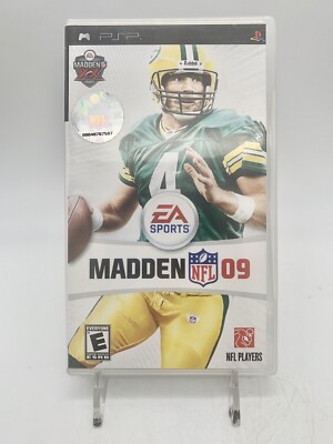 Madden 2009 (Sony PSP) EA Brett Farve Cover Greenbay Packers CIB