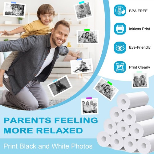 12 Roll Printing Paper - Instant Print Camera for Kids Refill Thermal Paper 1... - Picture 2 of 5