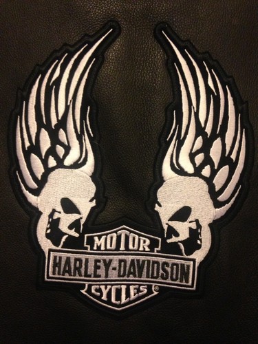 First Classics Leather Motorcycle CLUB PATCH Vest M656 & Harley Patches Size L - Picture 7 of 12