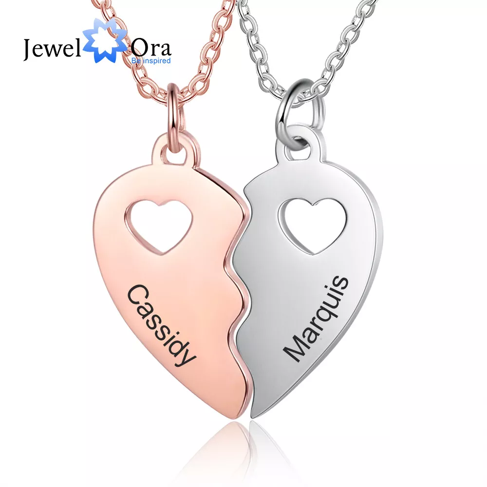 Half and 2024 half heart necklace