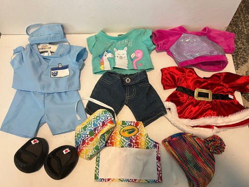 Build A Bear Outfit Lot Doctor Santa Crayola