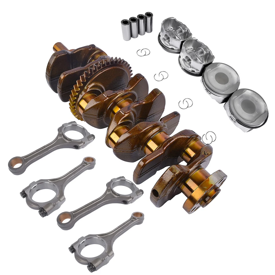 Kit de cigüeñal y pistón con anillos y varillas para Toyota Highlander Rav4 Corolla Scion Foto 4 de 4