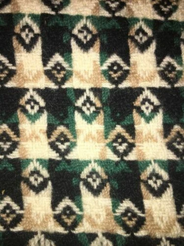 Geometric Traditional 100% Wool Afghans & Throw Blankets