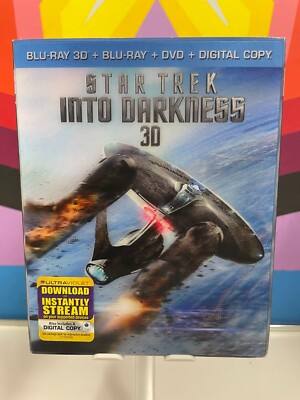Star Trek Into Darkness (Blu-ray 3D + Blu-ray + DVD) w/lenticular slipcover