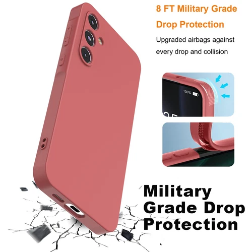 For Samsung Galaxy S25 Ultra S24 FE S23 Plus Silicone Case Phone Protective Case - Bild 30 von 44