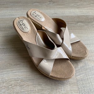 leather slip on sandals