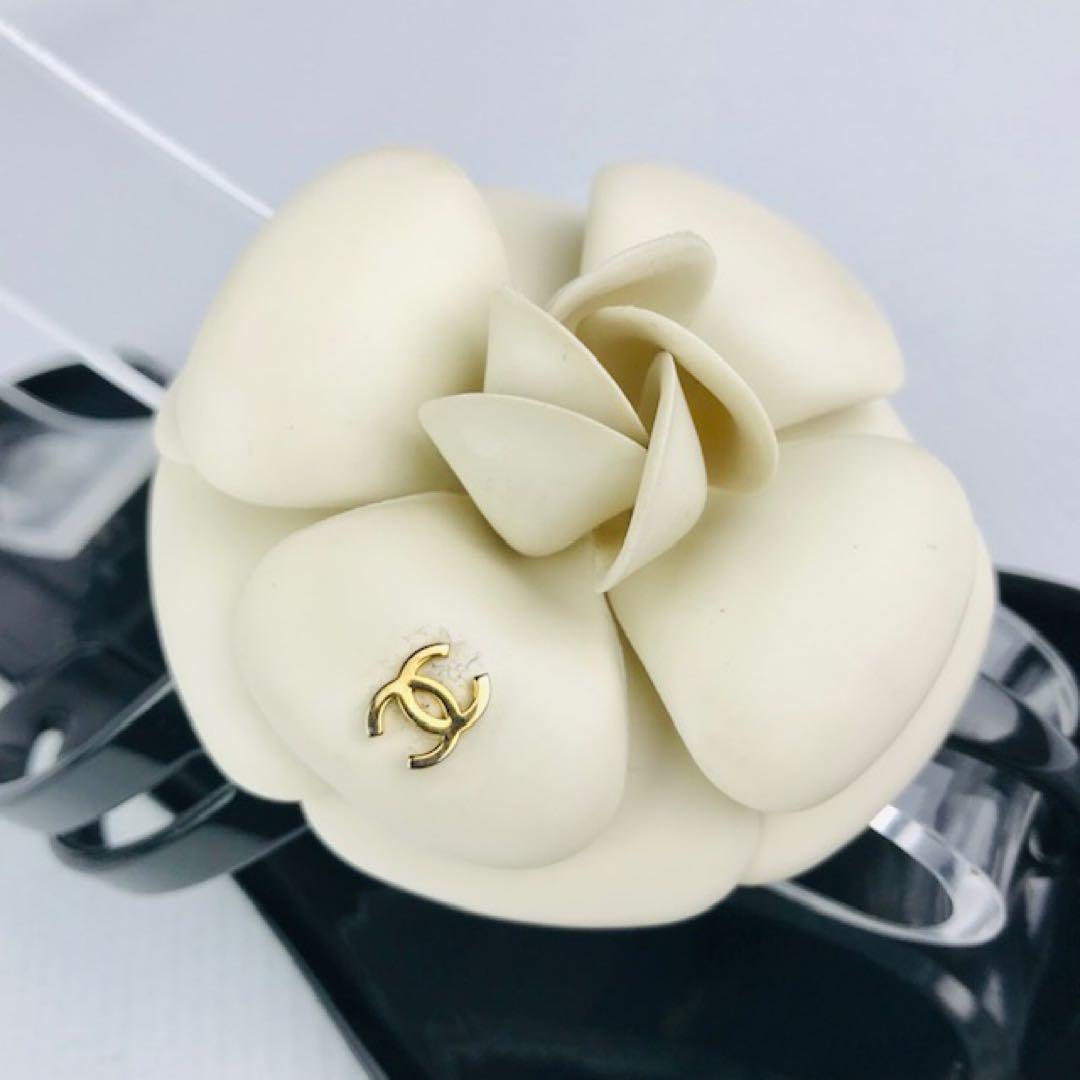 CHANEL CCマーク ロゴ カメリア エスパドリーユ 36 CHANEL Thong Sandals Camellia CC Logo EU 36 Black Used | eBay