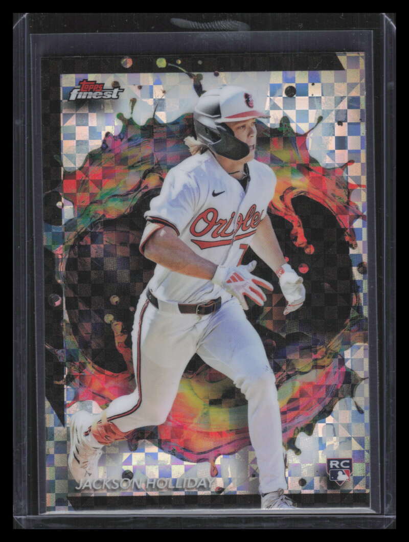 2024 Finest Checkerboard Refractor 240 Jackson Holliday Rookie Rare