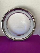 4 STAINLESS TRIPLE CHROME PLATED BEAUTY RINGS FOR THE ORIGINAL 15x8 RALLY WHEELS
