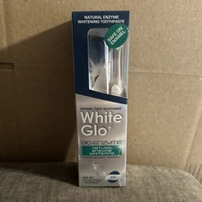 White Glo Bioenzyme 24 Hour Whitening Toothpaste 5.3 Oz EXP April 2026