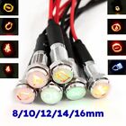 <!--F#f_0-->LED Dash Panel Warning Pilot Light Indicator Lamp Car Van Boat 12V 8-16mm<!--F/-->
