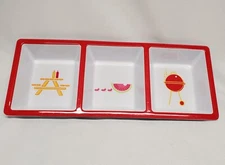 Home by Target Heavy Duty Melamine 3 Section Picnic Condiment/Snack Tray