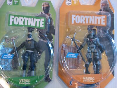 Fortnite Solo Mode Action Figures Set of 2 Havoc Verge