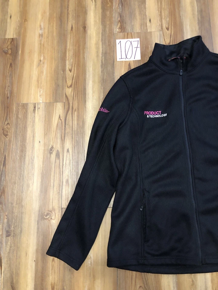T-mobile One Team Ogio Employee Full Zip Jacket Womens Size 2XL Black - Image 2 of 4