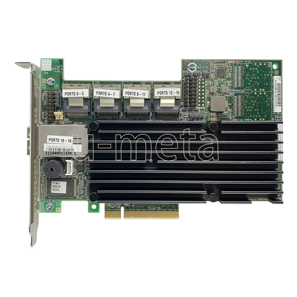LSI SAS 9280-16i4e 6Gb/s 20 Ports PCIe 2.0x8 RAID Controller L5-25343-06 - Image 2 of 3