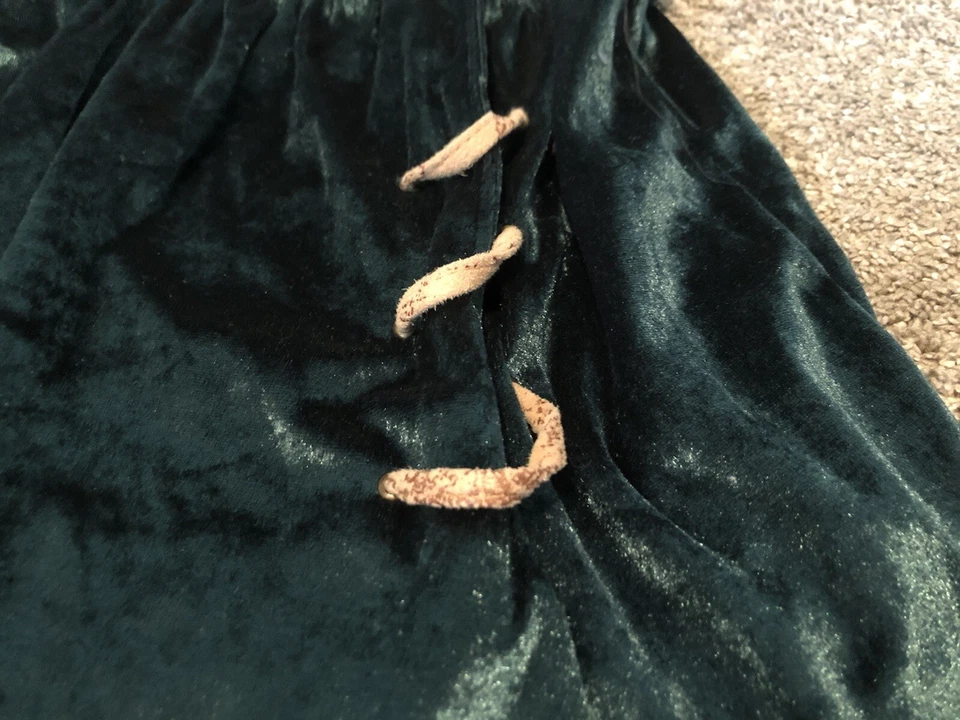 Rubíes Falda Corta Verde Sexy Renacimiento Mujer Medieval Juegos con disfraces Talla Mediana Z5 Foto 2 de 4